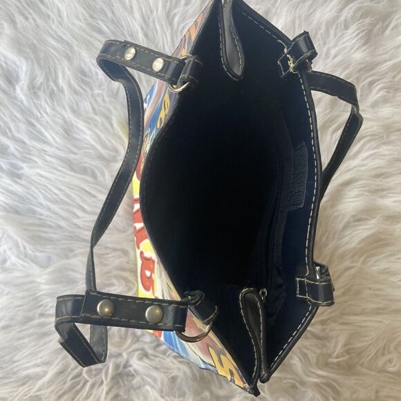 Disney Dumbo Purse Small Shoulder Bag Circus Leather Blue Red Straps Pocket - Picture 2 of 10